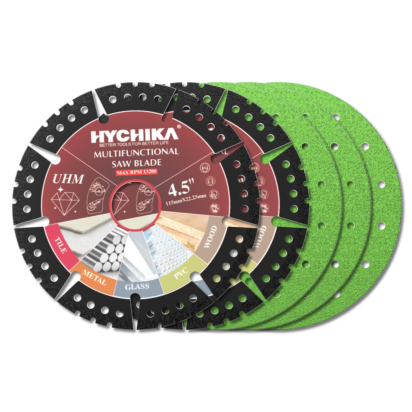 hychika-automotive-disques-diamant-115mm-auto-lot-de-5 image 2