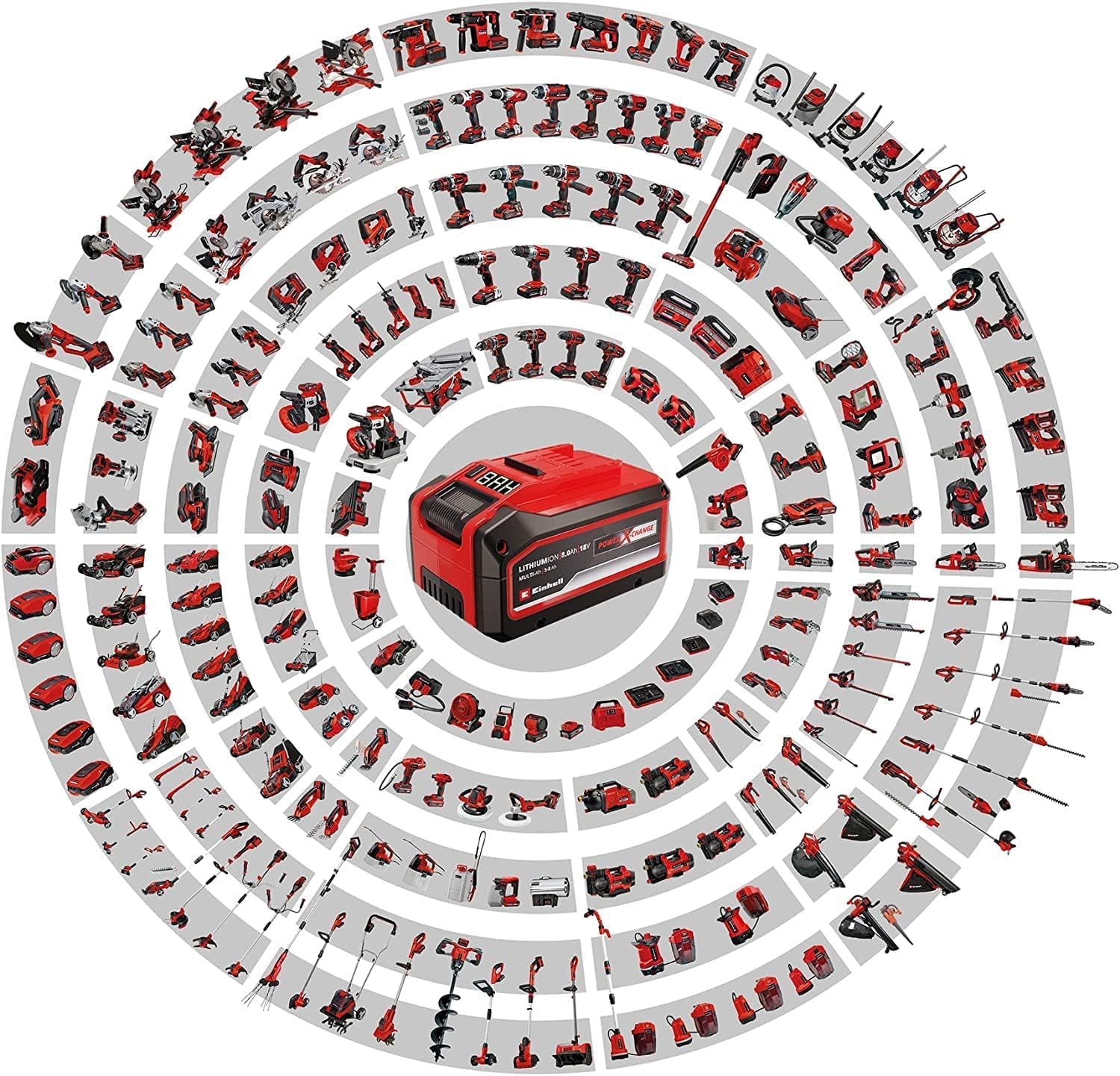 einhell-gc-cl-18-li-e-kit-souffleur-feuilles-18v-avec-batterie-2-0ah image 2