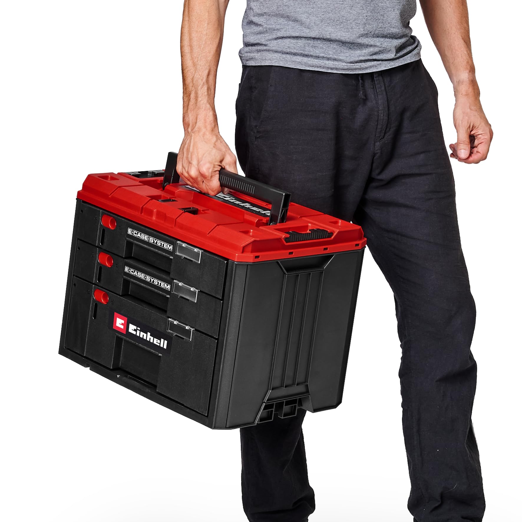 einhell-e-case-mallette-tiroirs-41-5-cm-3-tiroirs image 5