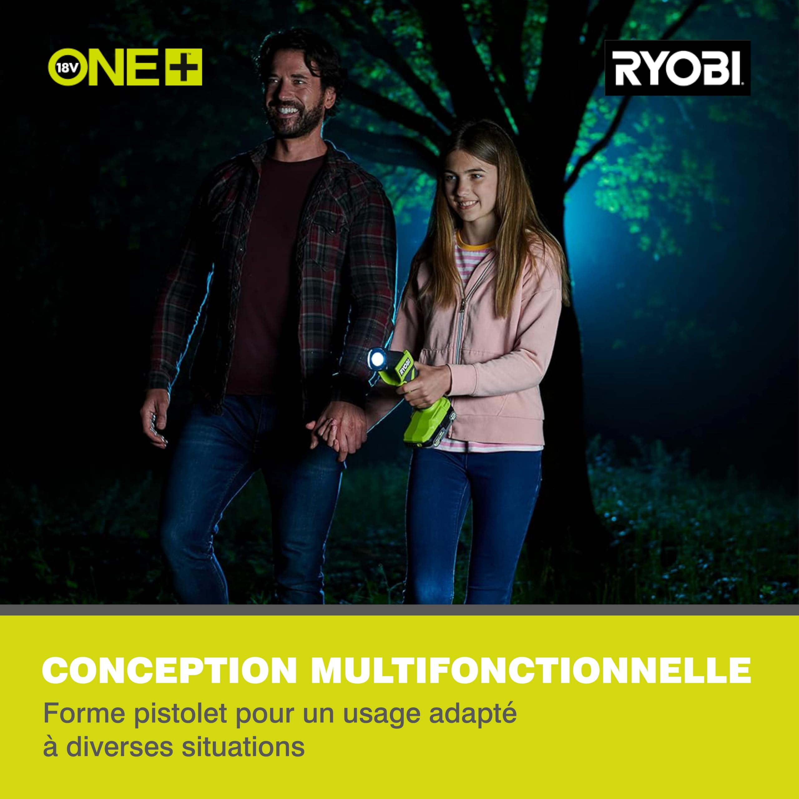 ryobi-rlf18-0-lampe-led-18v-one-280-lumens-80-m-nue image 2
