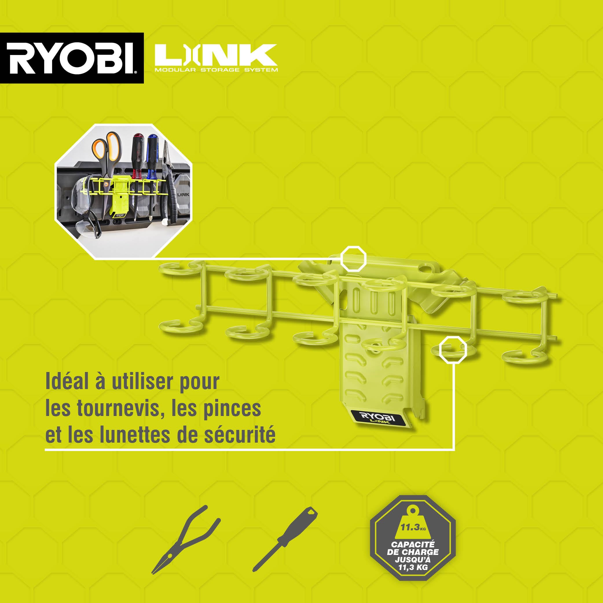 ryobi-link-rslw807-crochet-porte-tournevis-atelier image 2