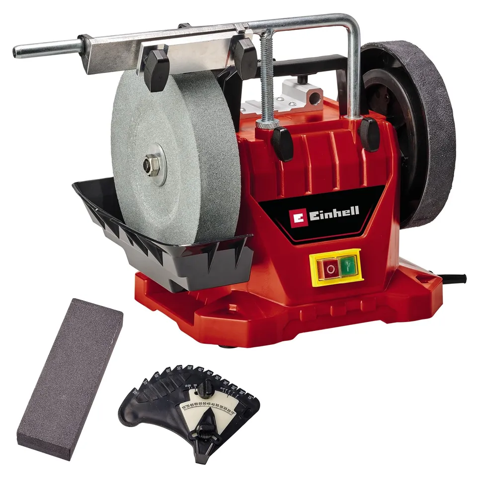 einhell-tc-wg-200-aff-teuse-eau-200-mm-125w-meule-cuir image 1