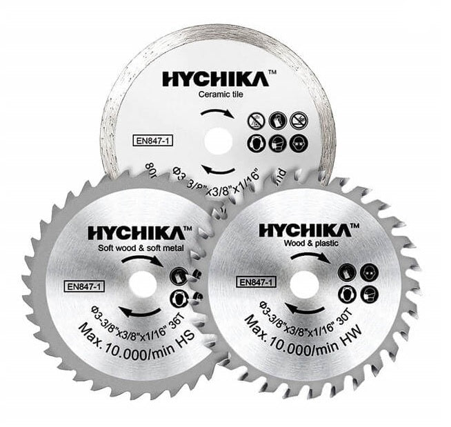 hychika-lame-scie-circulaire-mini-85mm-cs-85c-lot-de-3 image 1