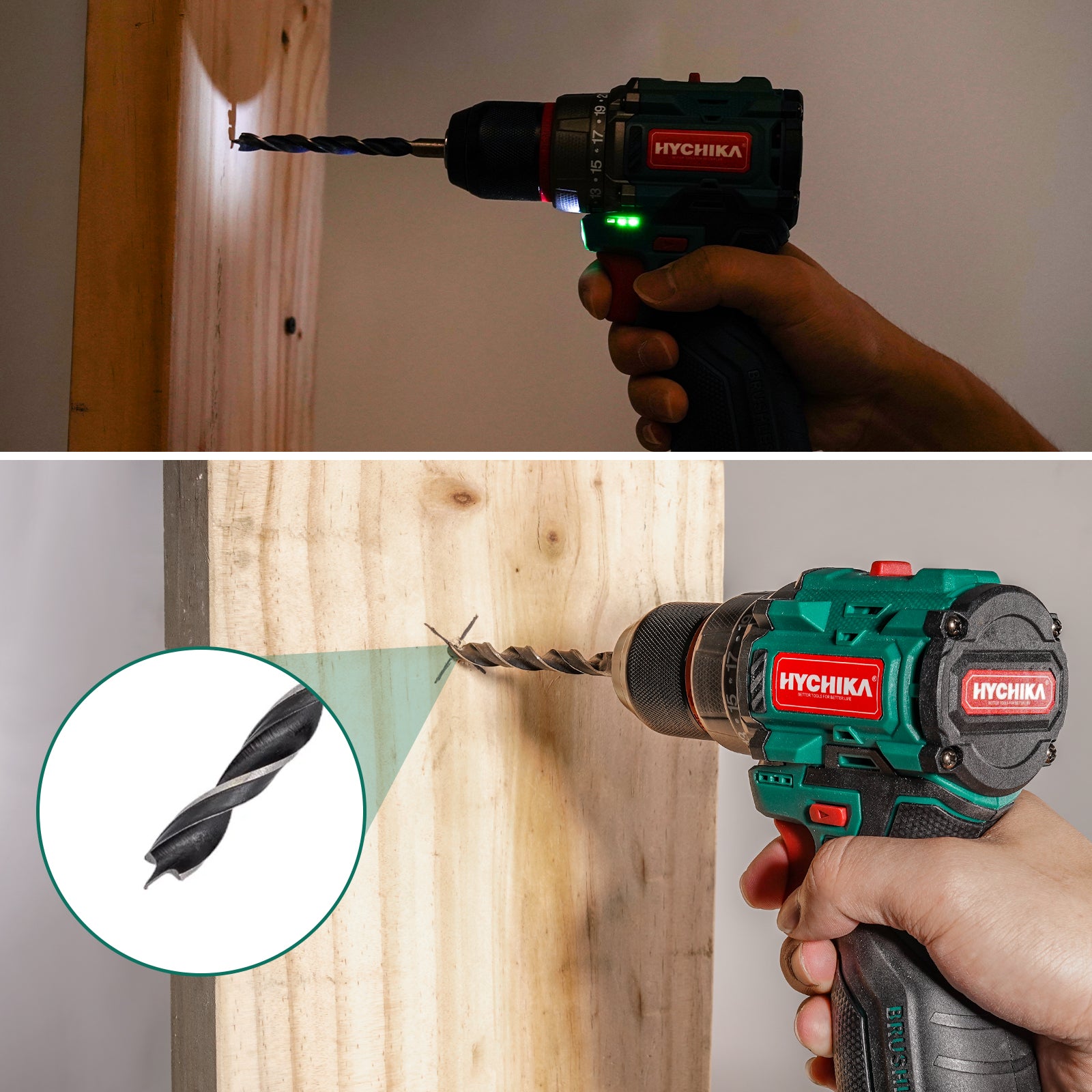 hychika-drills-perceuse-brushless-16-8v-45nm-53-accessoires image 7