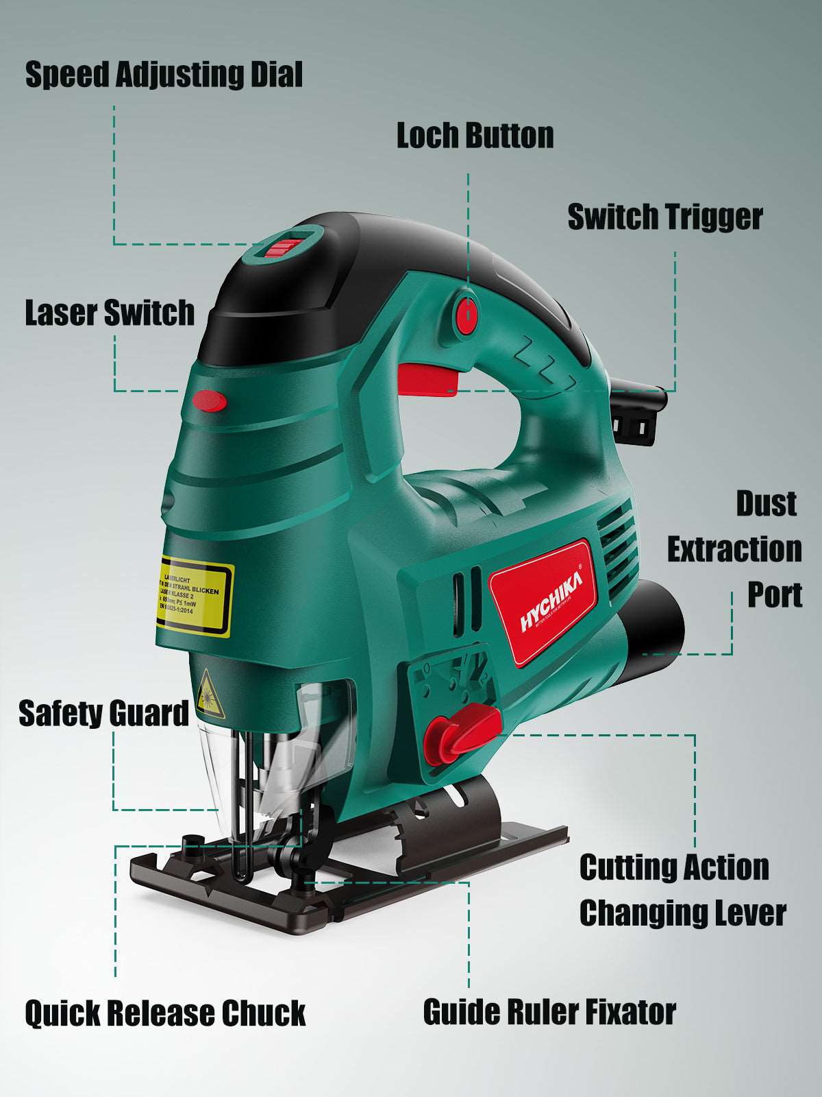 hychika-saws-scie-sauteuse-filaire-800w-laser-6-lames image 2