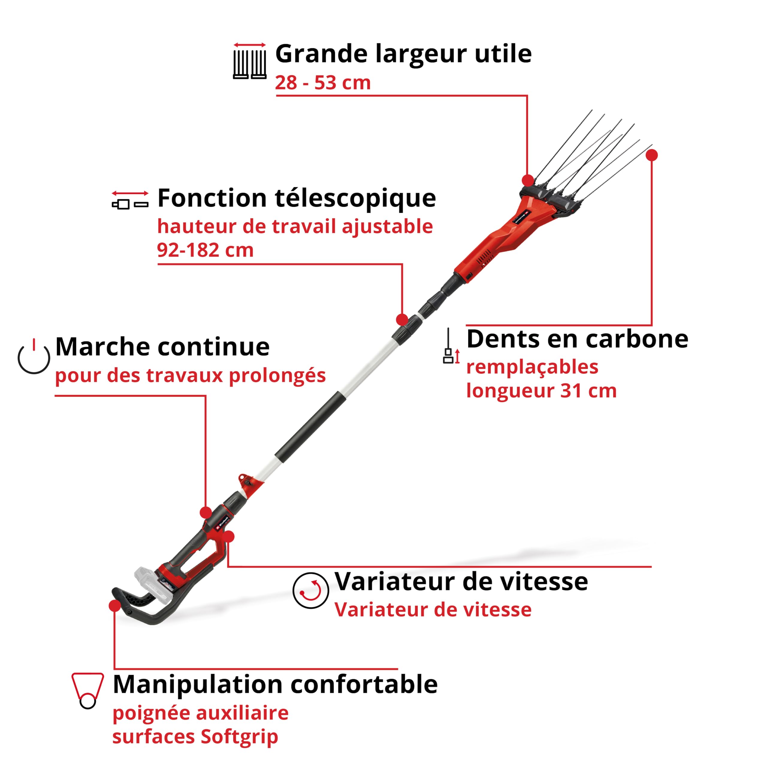 einhell-ge-fs-18-53-li-solo-secoueur-olives-18v-sans-batterie image 3