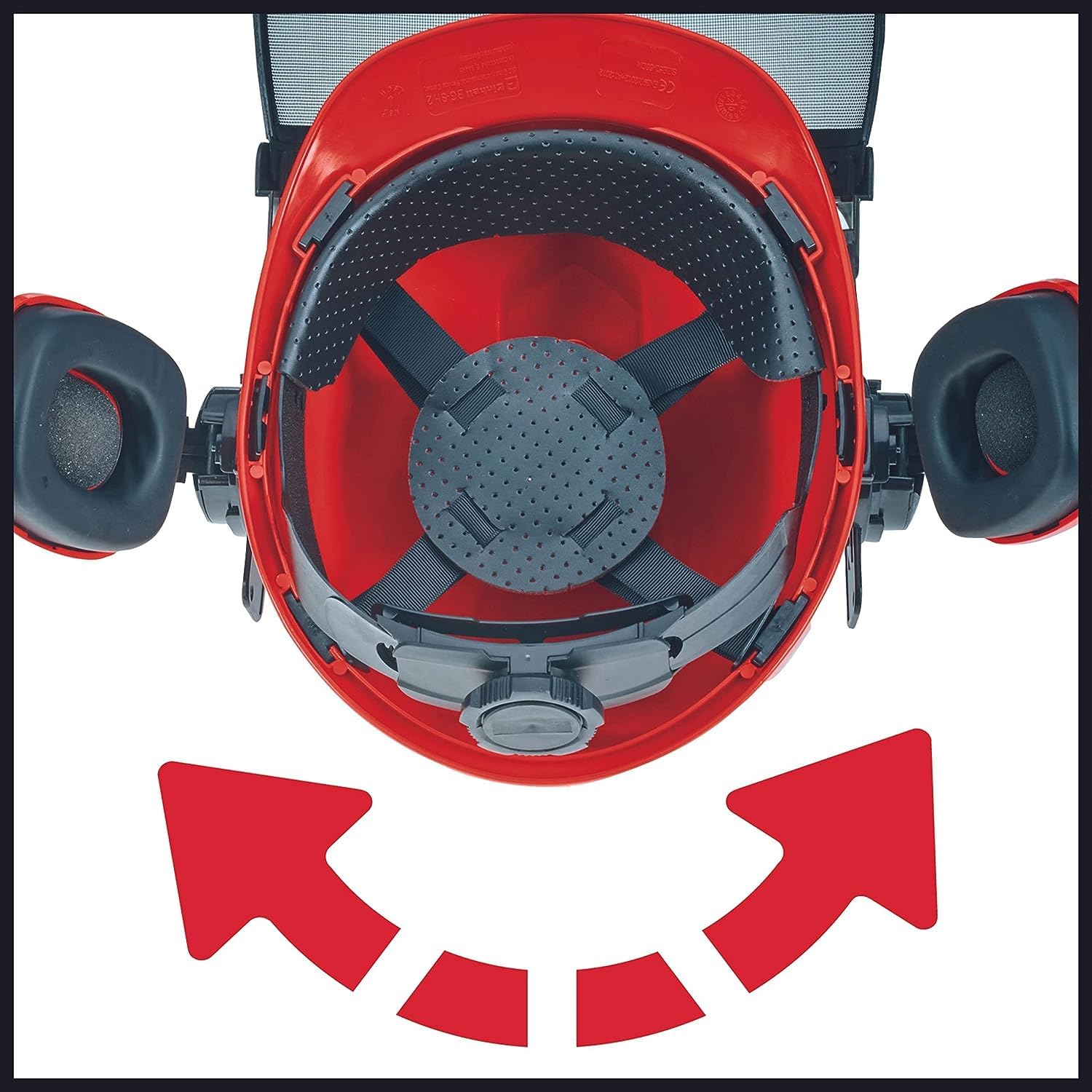 einhell-casque-forestier-bg-sh-2-tron-onneuse-visi-re-auditive image 4