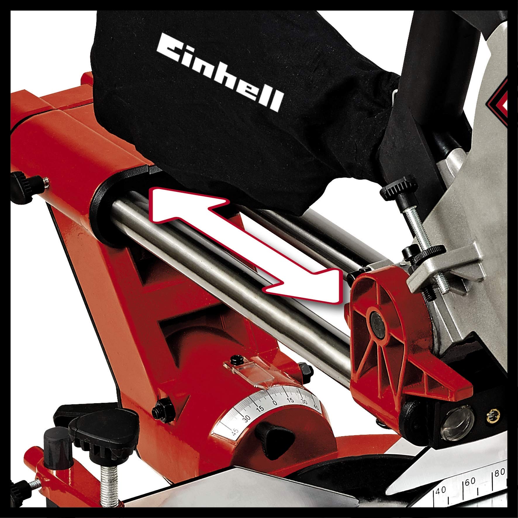 einhell-te-sm-2534-dual-scie-onglet-radiale-1800w-lame-250mm image 3