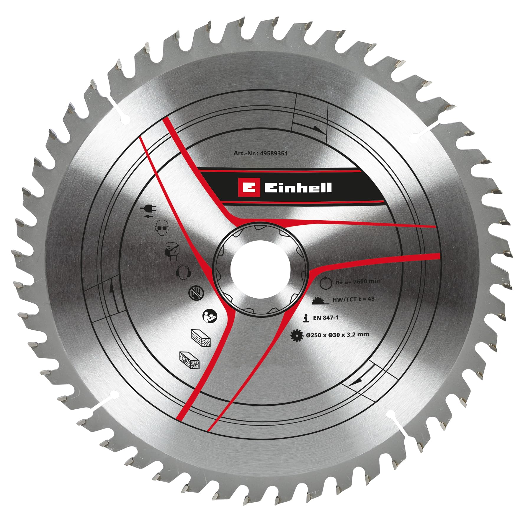 einhell-lame-scie-circulaire-carbure-250x30-48-dents image 1