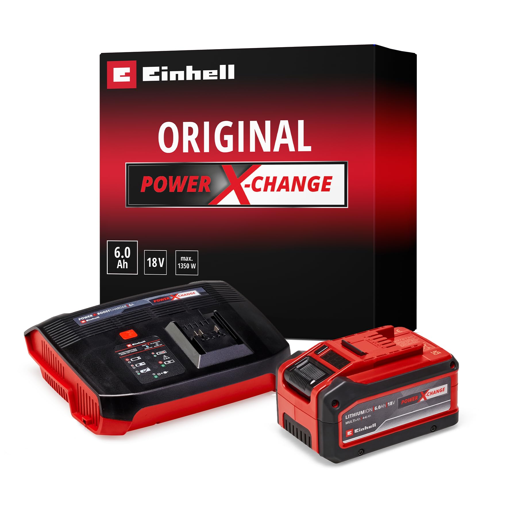 einhell-pxc-starter-kit-batterie-4-6ah-boostcharger-6a image 1