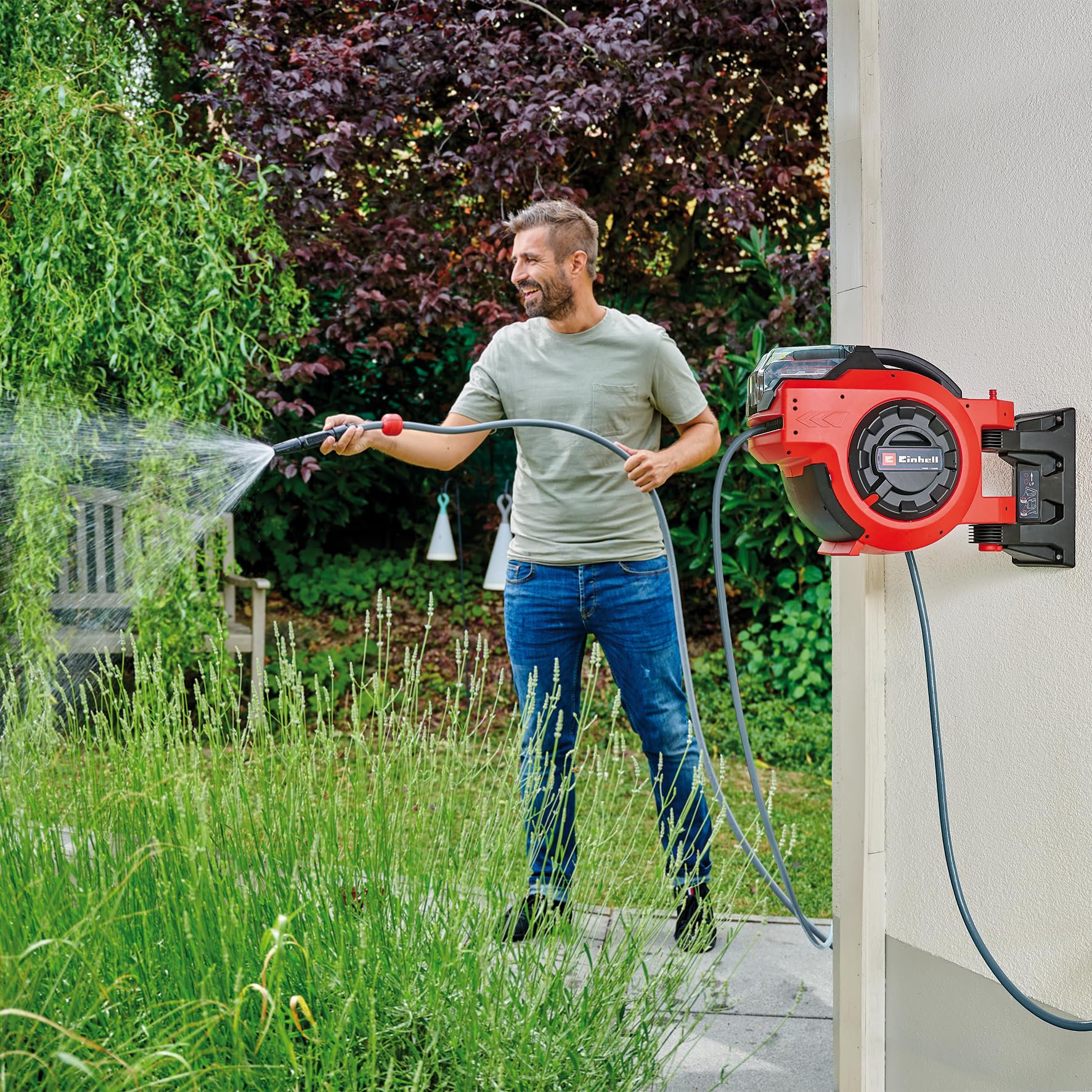 einhell-ge-hr-18-30-li-enrouleur-tuyau-30-m-sans-batterie image 4
