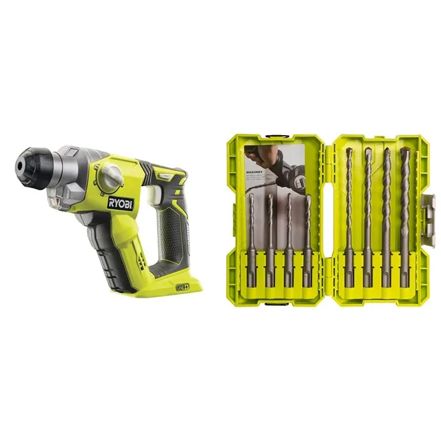 ryobi-marteau-perforateur-sds-18v-8-forets-b-ton image 1