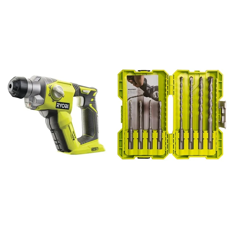 ryobi-marteau-perforateur-sds-18v-8-forets-b-ton image 1