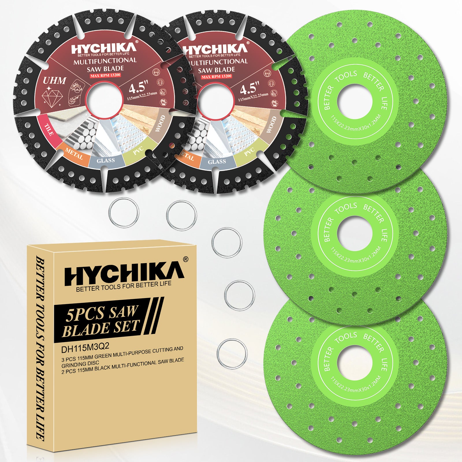 hychika-automotive-disques-diamant-115mm-auto-lot-de-5 image 7