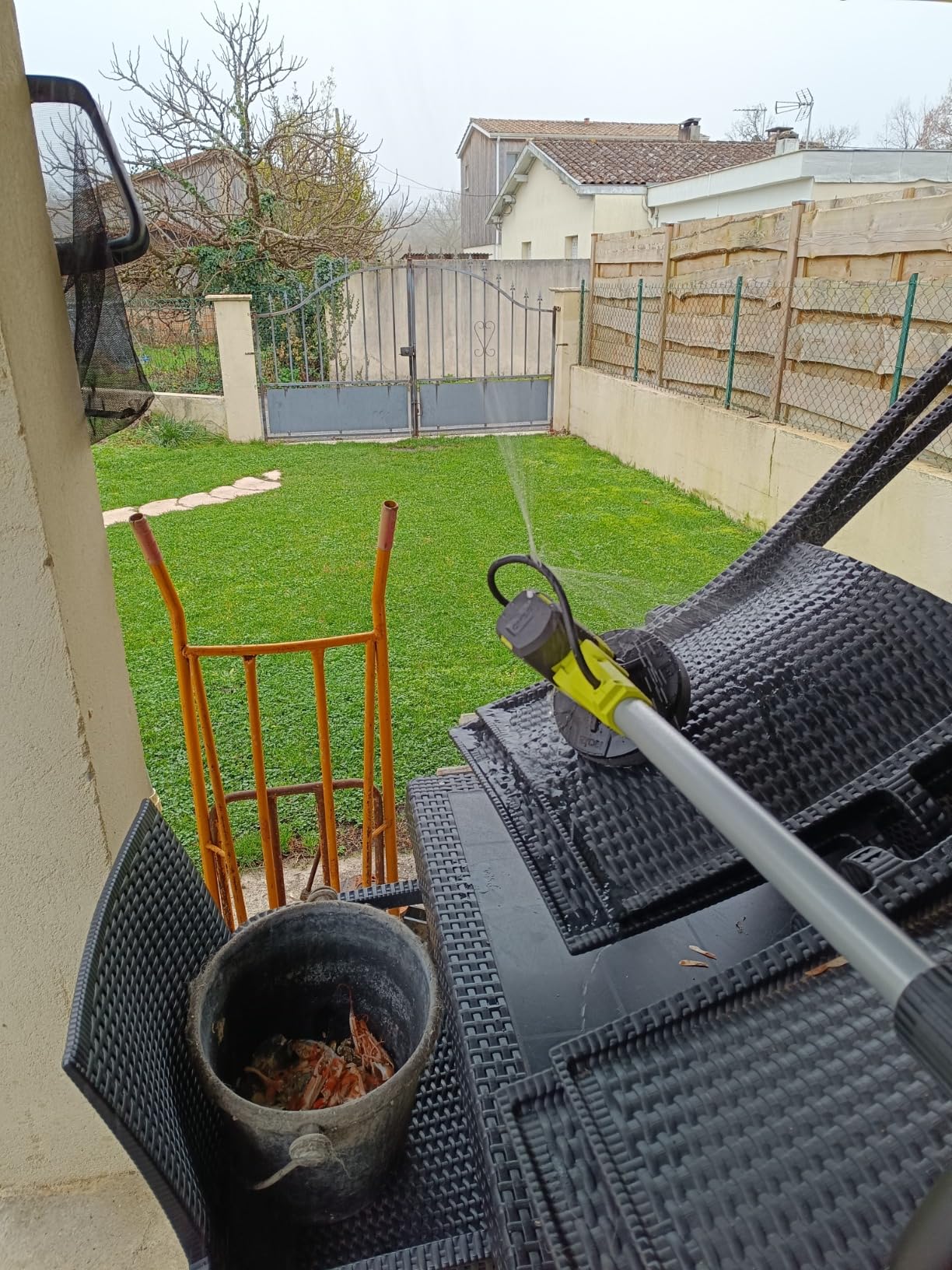 Terrasse nettoyée