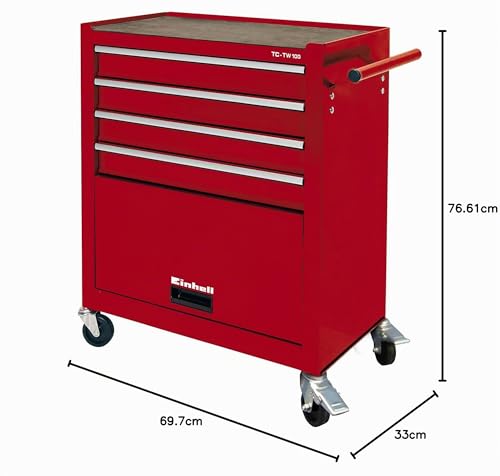einhell-tc-tw-100-chariot-atelier-4-tiroirs-75-kg image 4