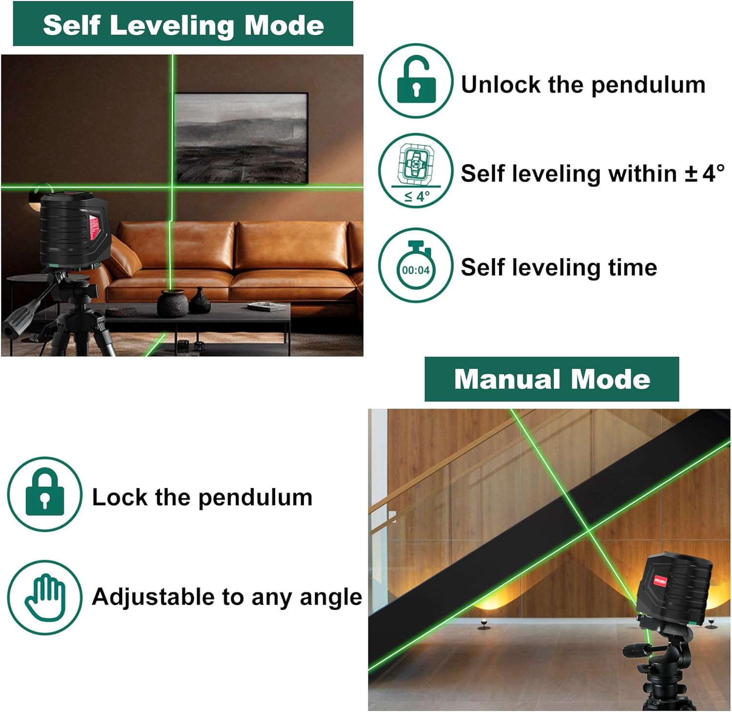 hychika-measuring-niveau-laser-vert-15m-lignes-crois-es image 8