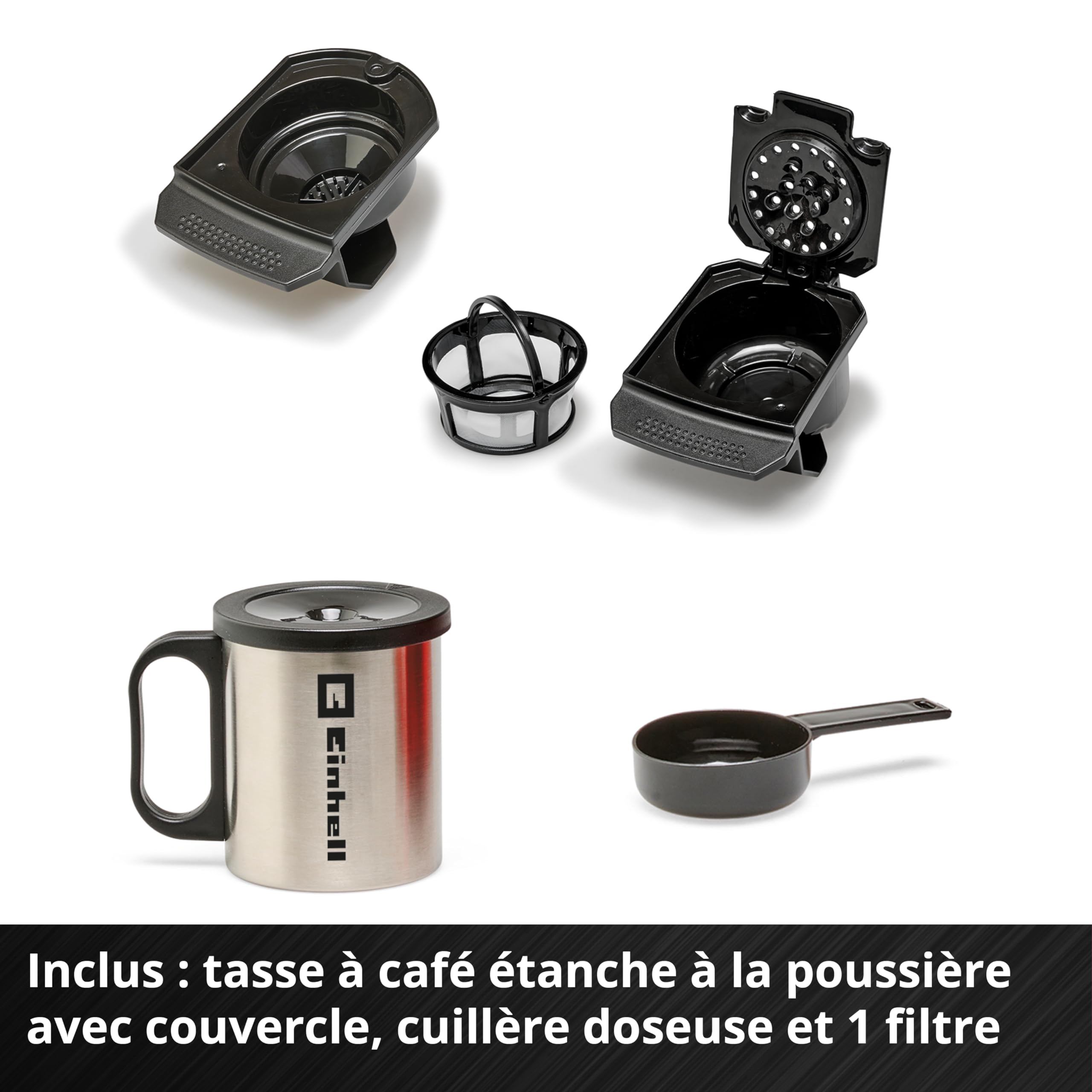 einhell-te-cf-18-li-solo-machine-caf-sans-fil-240-ml-filtre-dosettes image 6