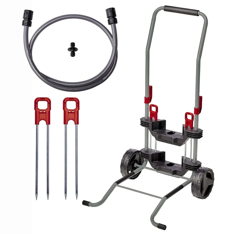 einhell-chariot-transport-enrouleur-tuyau-sac-75-l image 1