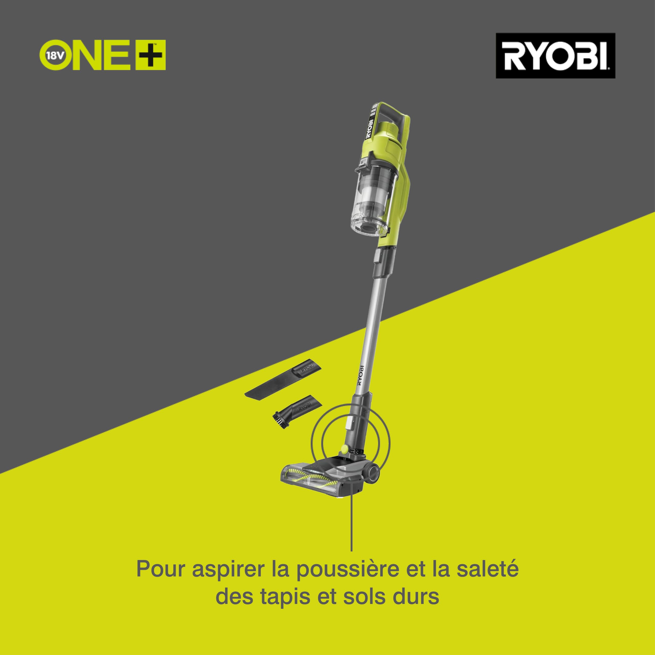 ryobi-rsv18-0-aspirateur-balai-18v-sans-batterie-600ml image 2