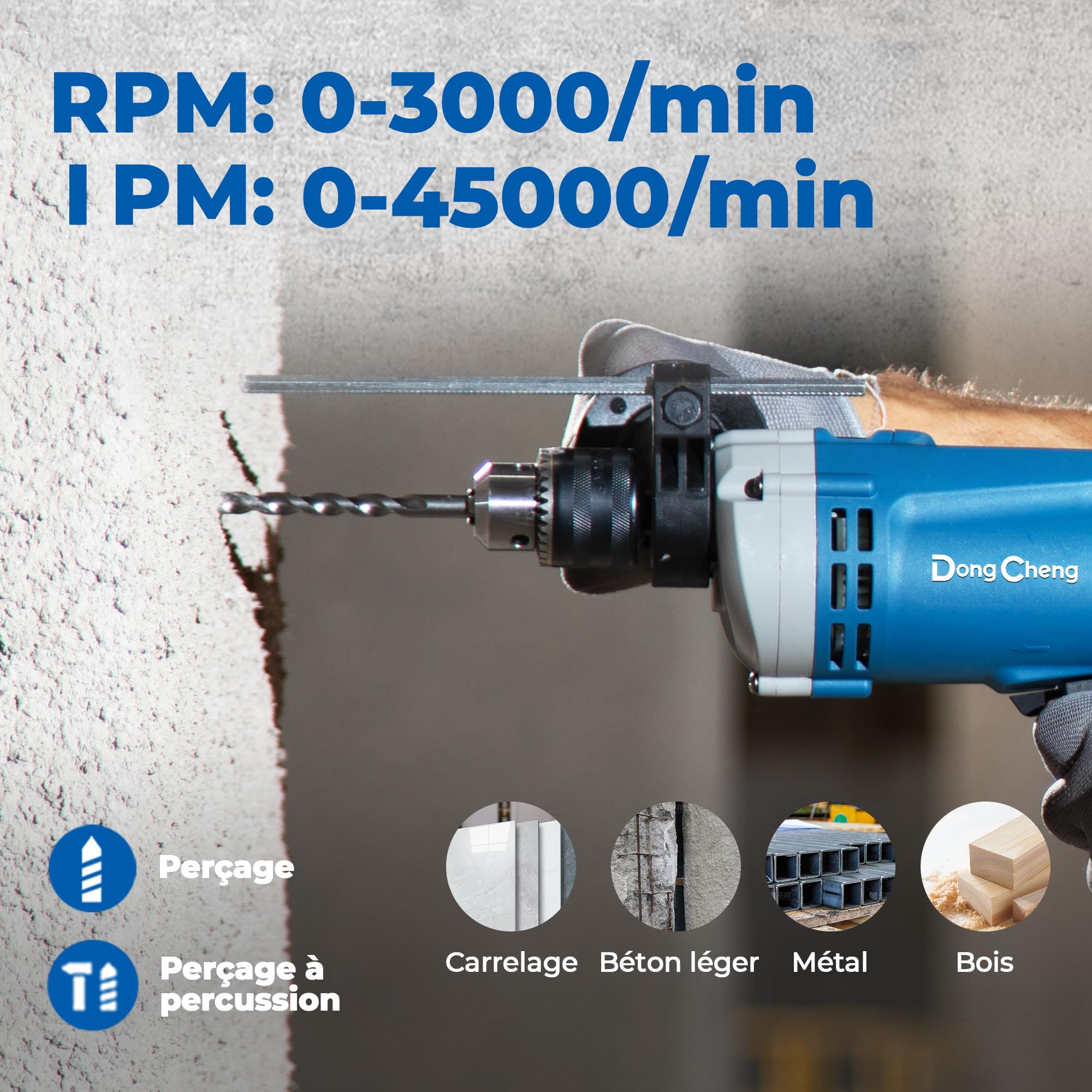 dongcheng-perceuse-percussion-710-w-mandrin-13-mm image 4