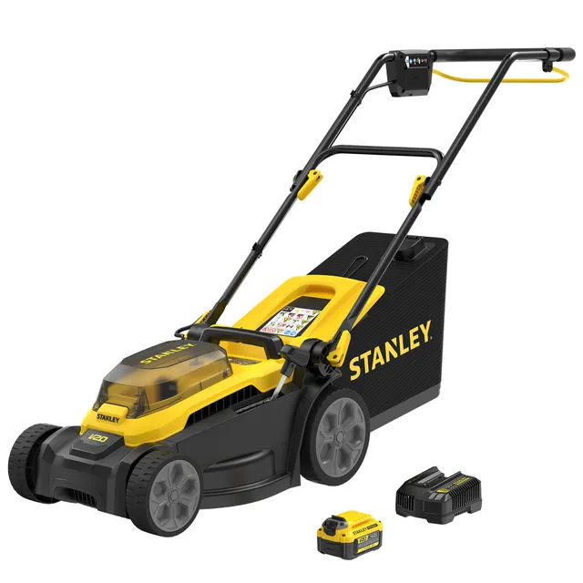 stanley-v20-scmwp3401m1-qw-tondeuse-sans-fil-34-cm-4ah image 1