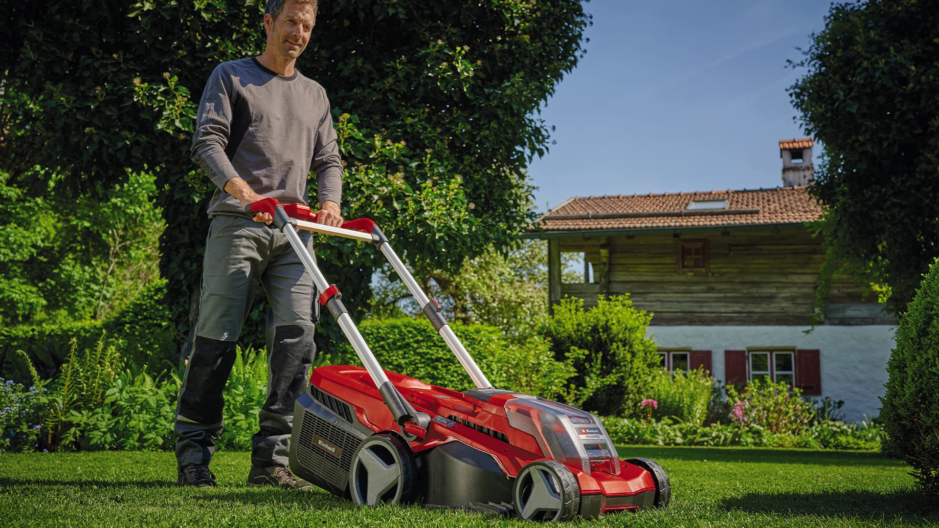 einhell-rasarro-36-38-tondeuse-sans-fil-38cm-2x4ah image 4