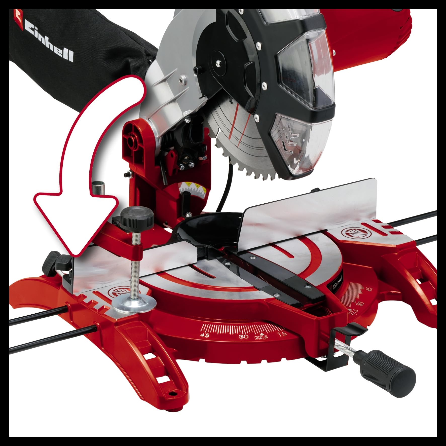 einhell-tc-ms-2513-l-scie-onglets-250mm-1600w-laser image 5